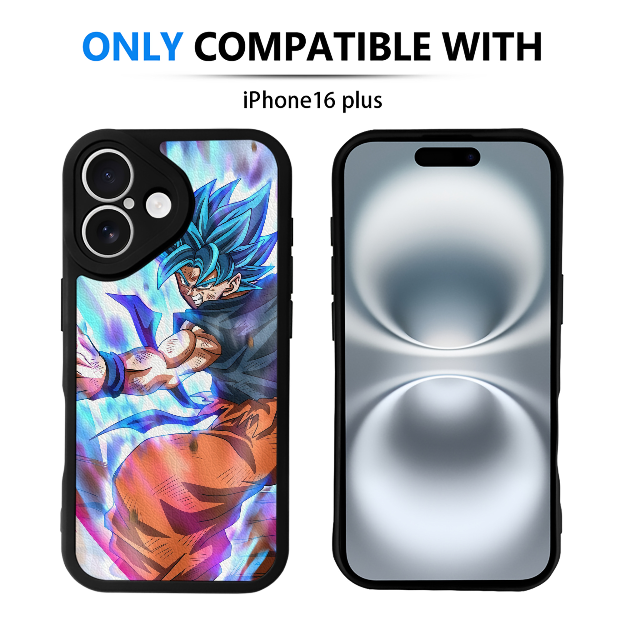 （画像用） ドラゴンボール DRAGON BALL 【iPhone 16シリーズ対応】シリコンスマホケース（レザー調） 材質：シリコン